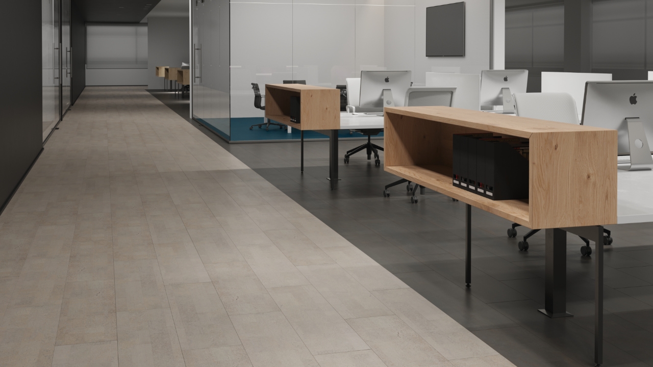 Recolour cork flooring — coloured cork veneer