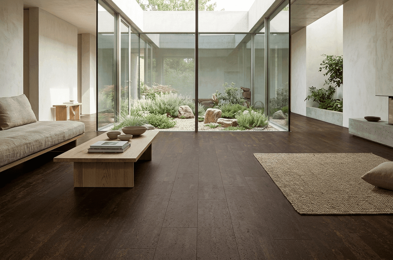 Natural cork. Refined finish.