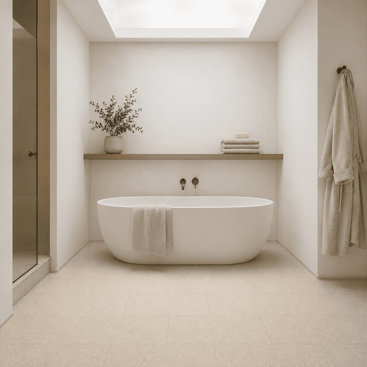 Cork flooring finish supplied and installed locally