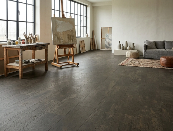 Cork sound absorption